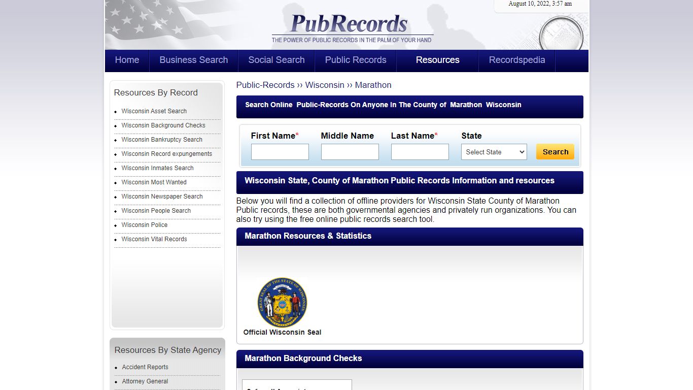 Marathon County, Wisconsin Public Records